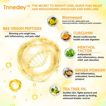 Bee Venom Lymphatic Daiamage & Sliming Patches (10 Patches)