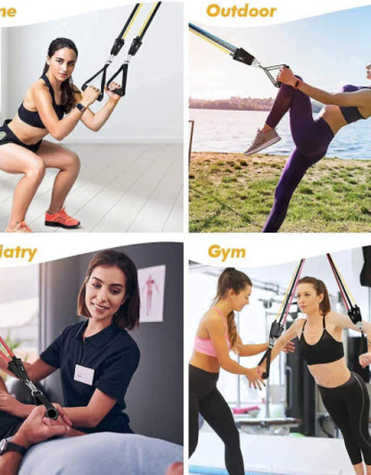 11 Pcs Resistance Band Set For Men & Women